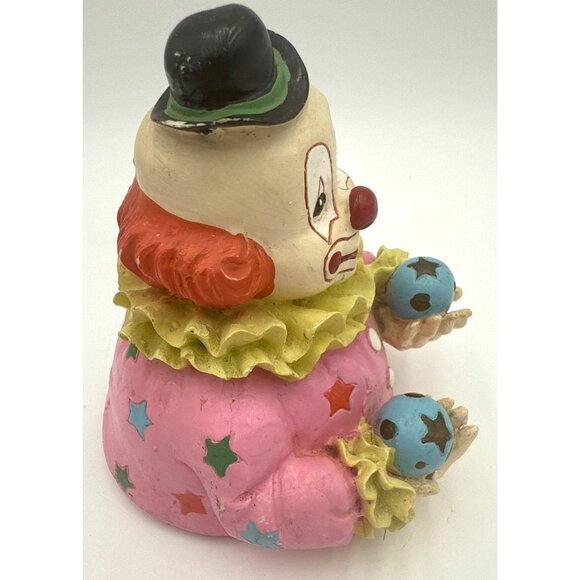Vintage Ceramic Clown Figurine Revolving Music Box Works - Picture 6 of 6